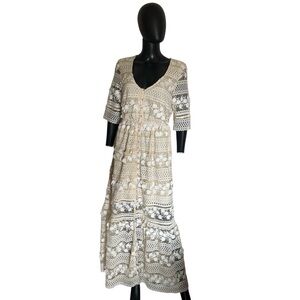 Just me lace floral dress size Large